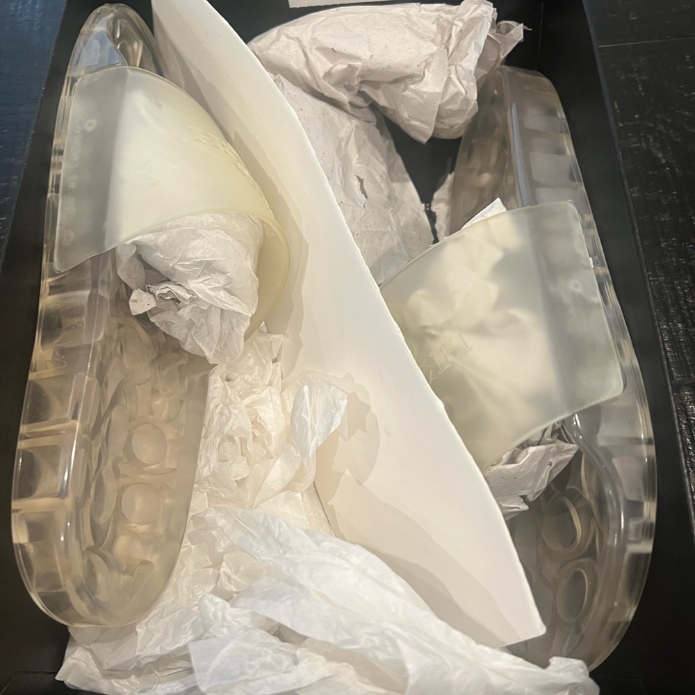 Clear Coach Slide Sandals - Picture 10 of 10
